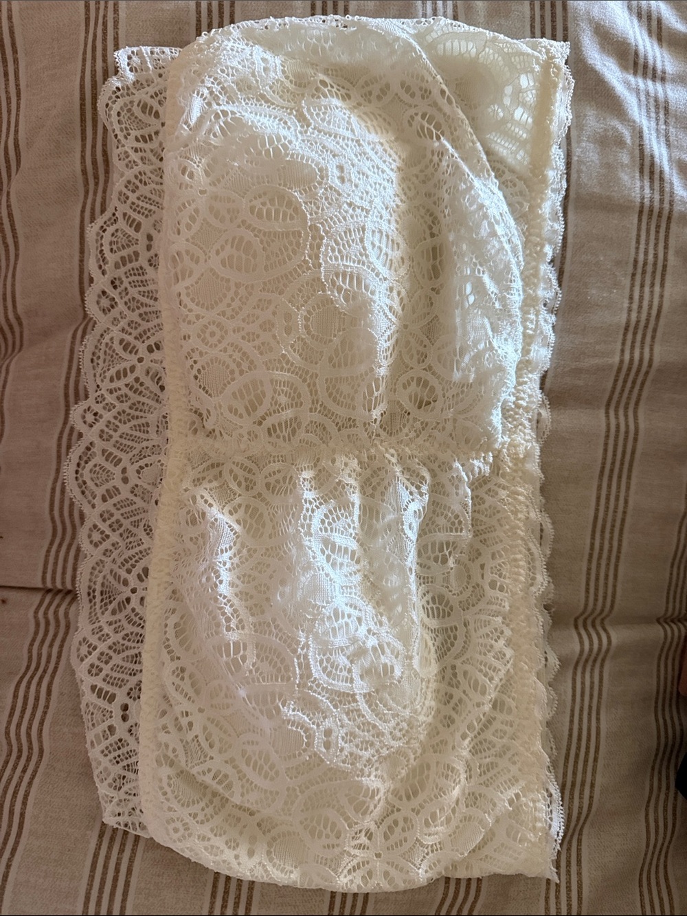 Maurices Ivory Lace Tube Dress